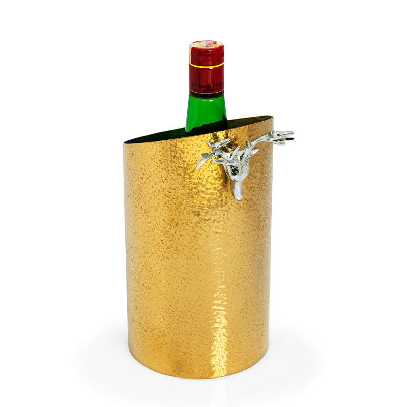 Şampanya Kovası Geyik Kulplu Nostalji Gold